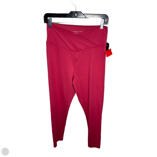 Athletic Leggings By American Eagle In Pink, Size: L