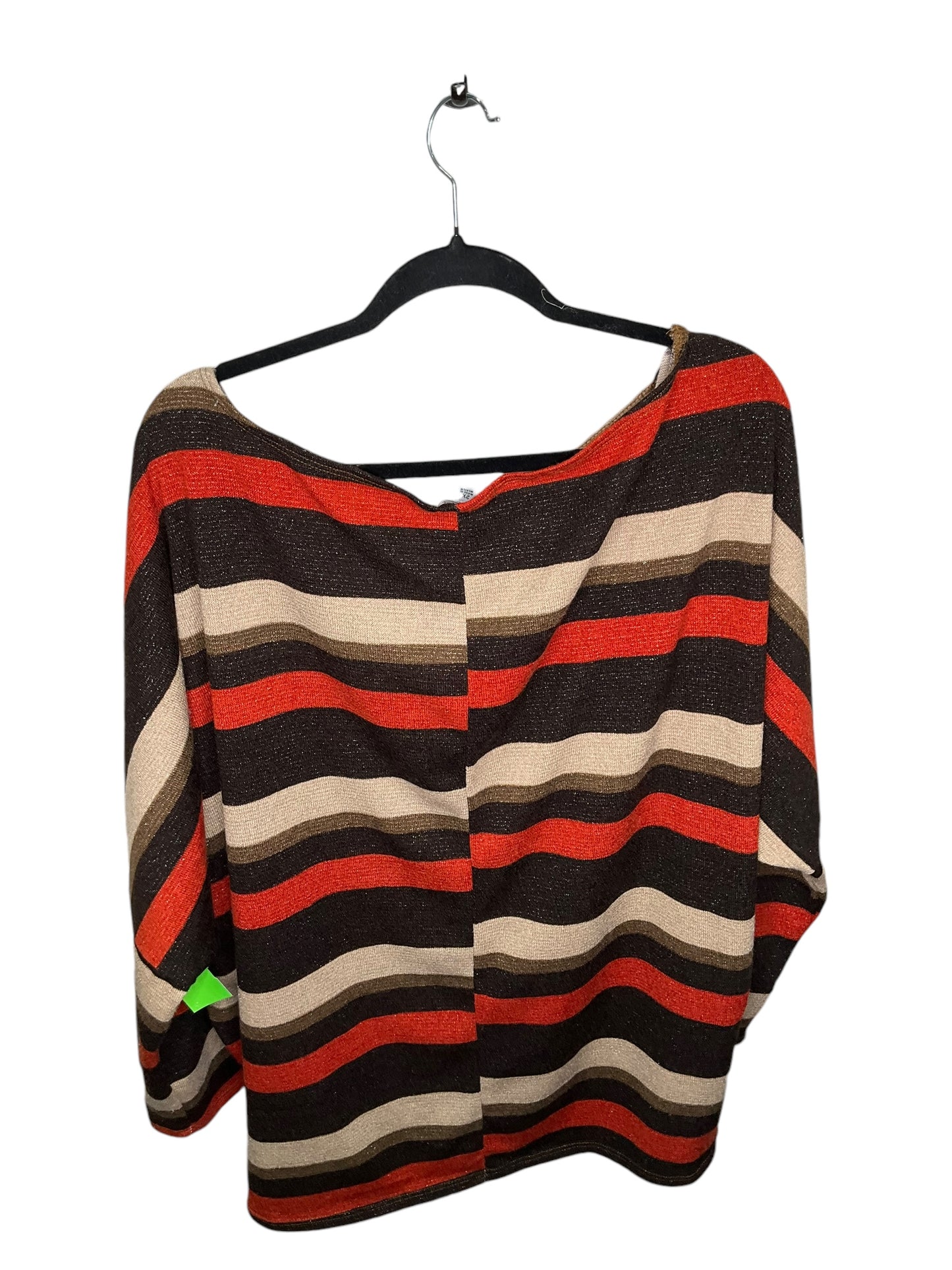 Top Long Sleeve By White Birch In Multi-colored, Size: 2x