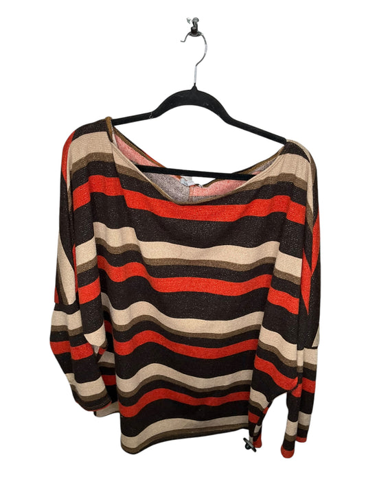 Top Long Sleeve By White Birch In Multi-colored, Size: 2x