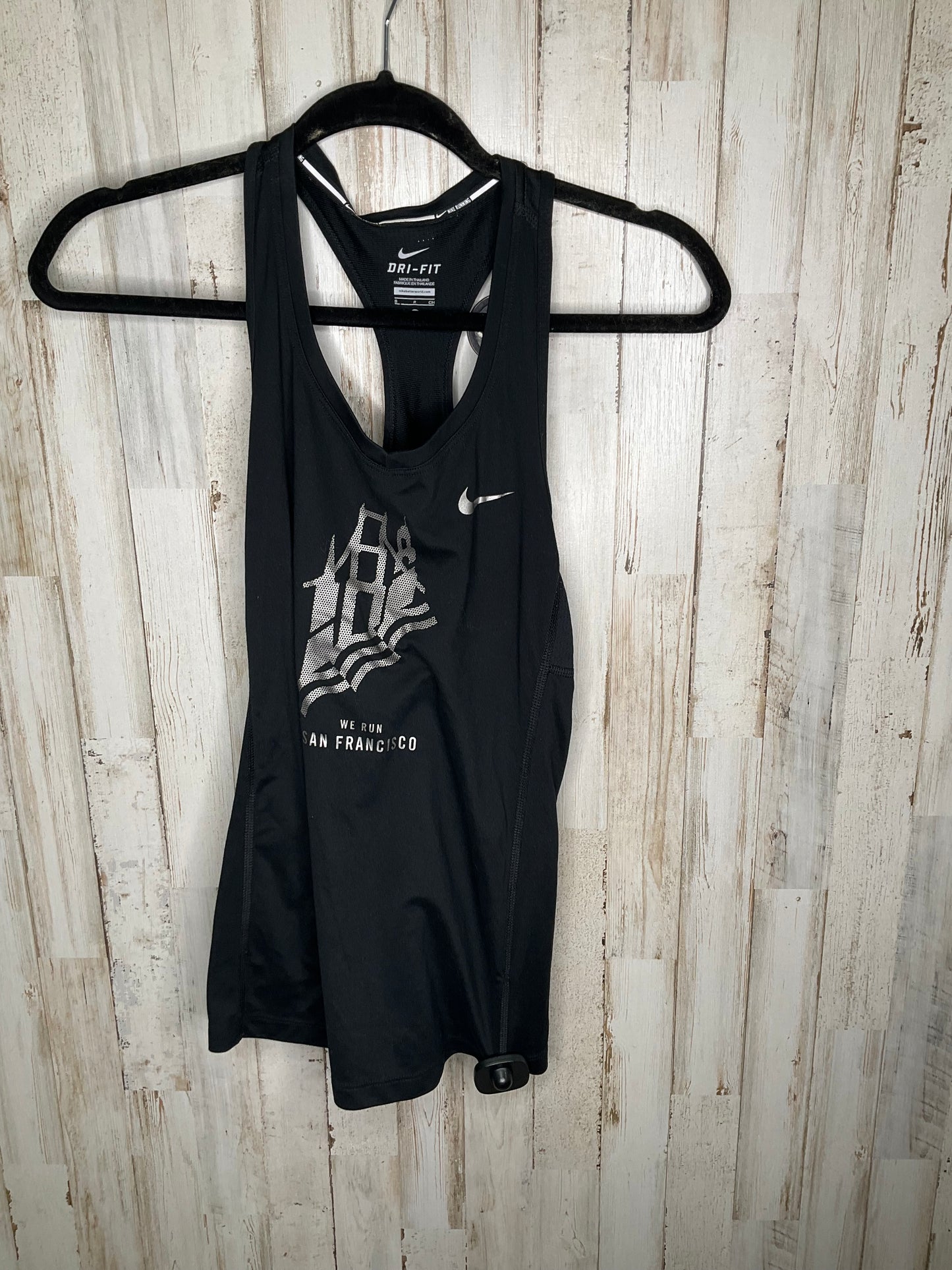 Athletic Tank Top By Nike In Black, Size: S