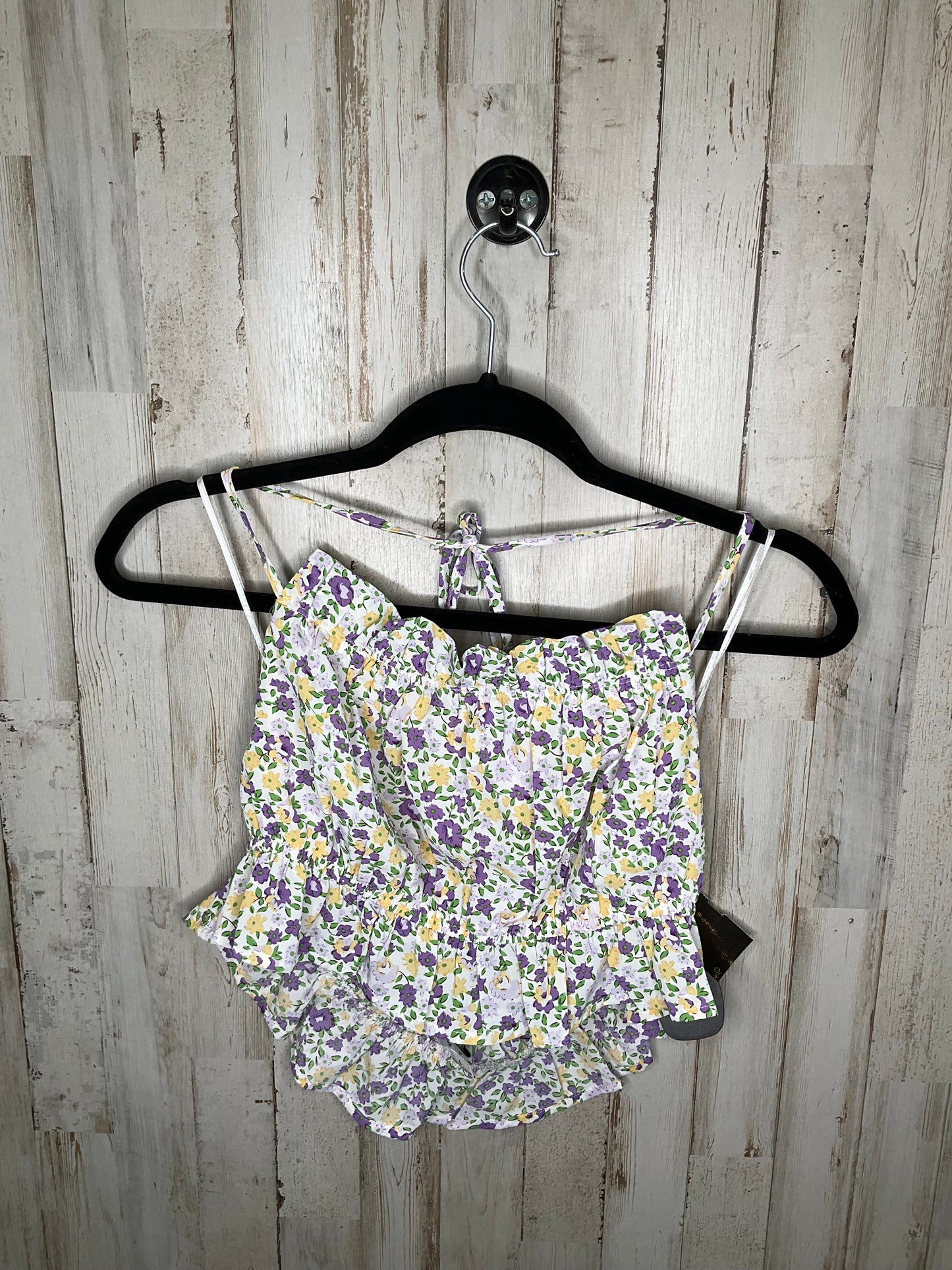 Floral Print Top Sleeveless Hyfve, Size L