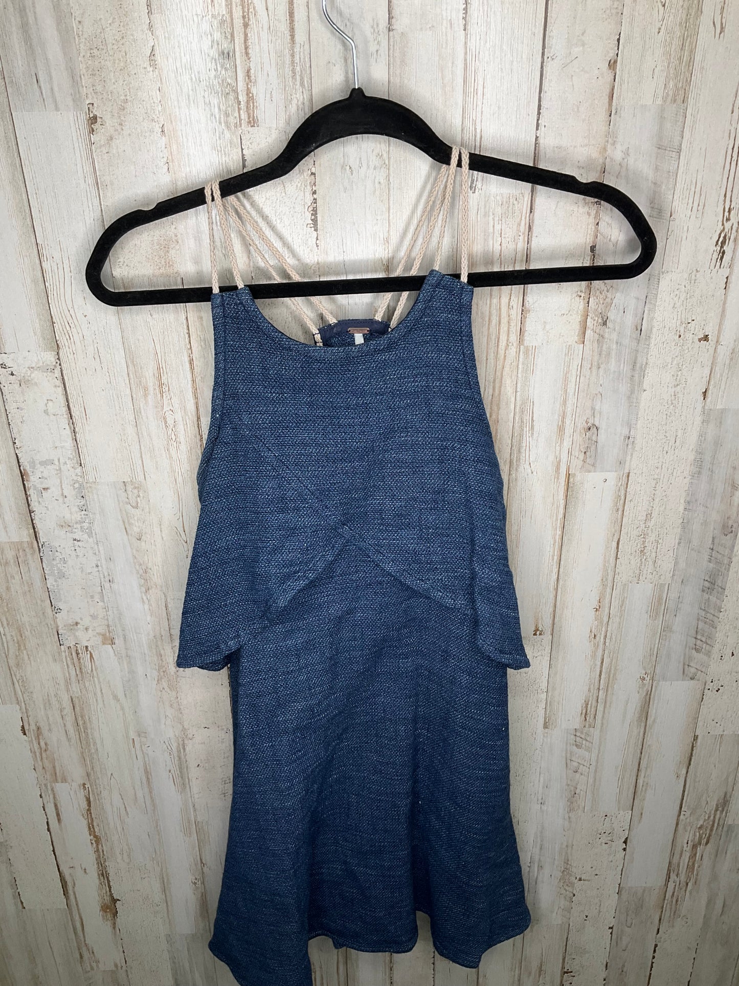 Blue Dress Casual Short Free People, Size Xs