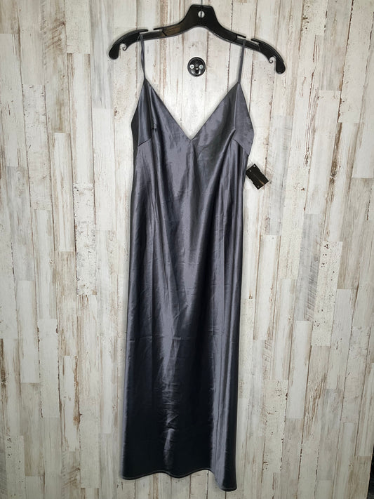 Silver Dress Party Midi Cma, Size M