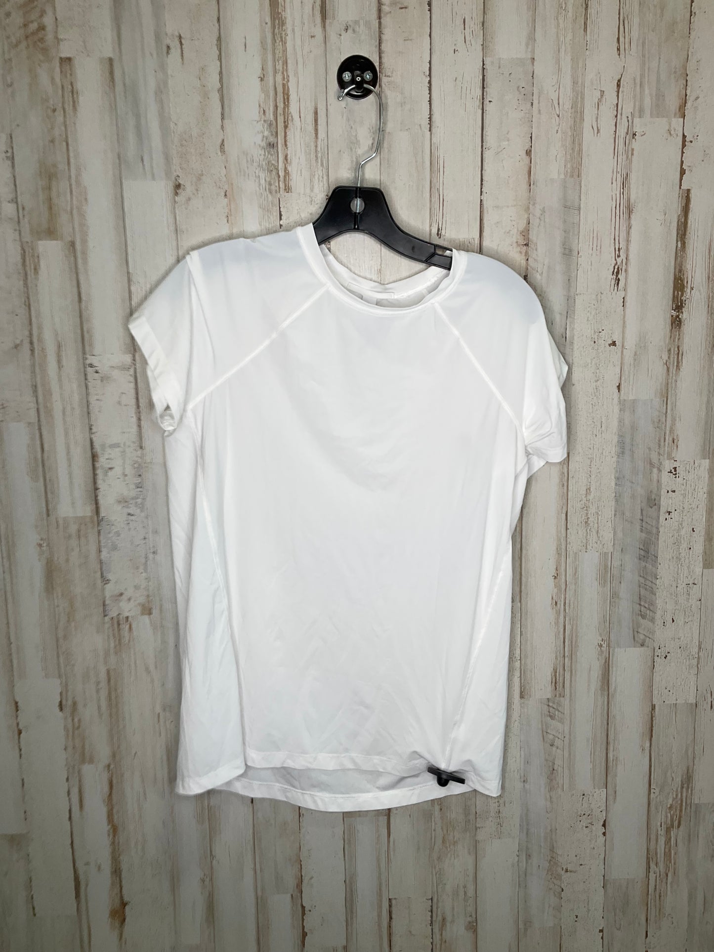 White Athletic Top Short Sleeve Athleta, Size S