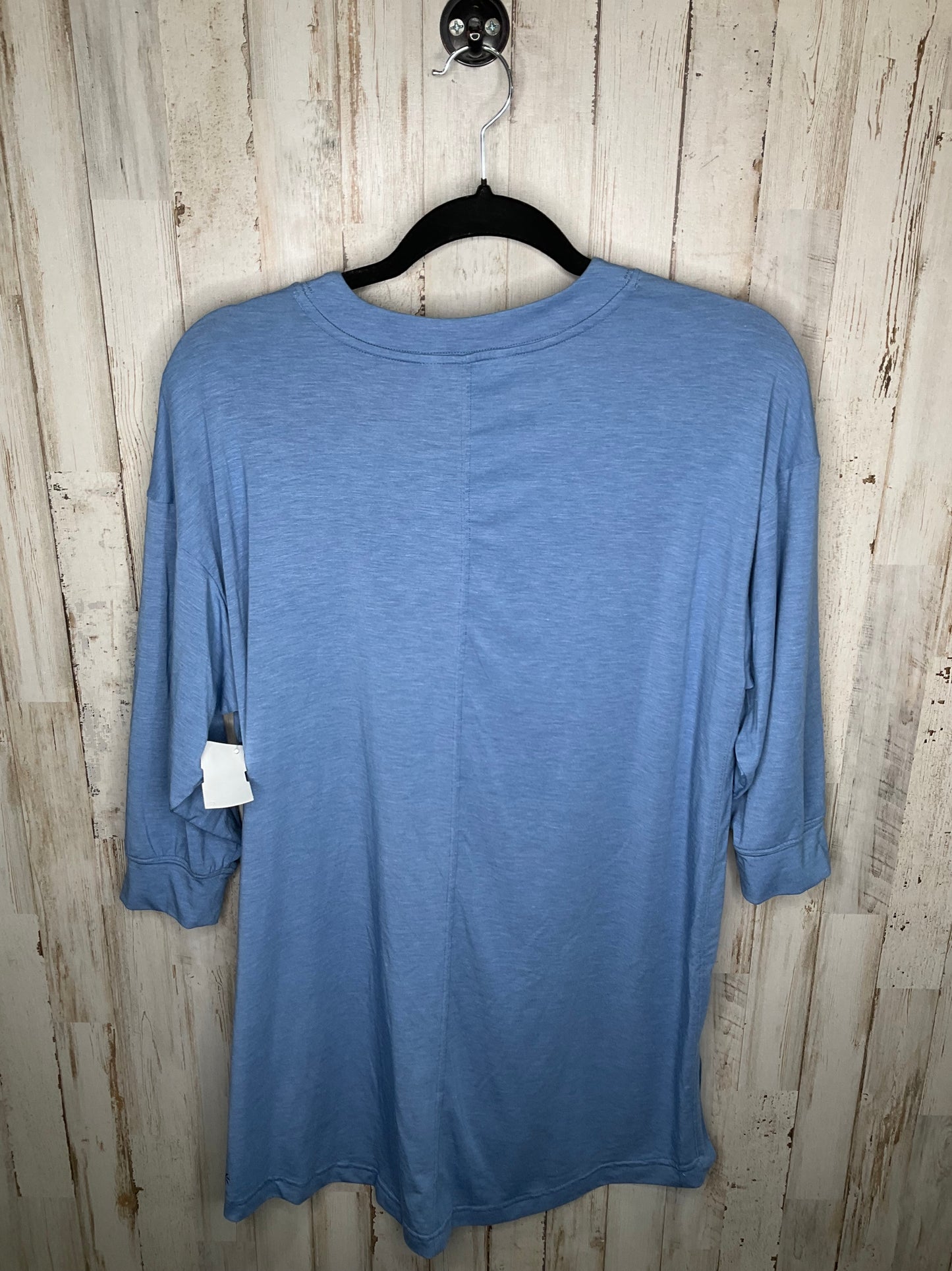 Blue Athletic Top Long Sleeve Crewneck Athleta, Size S