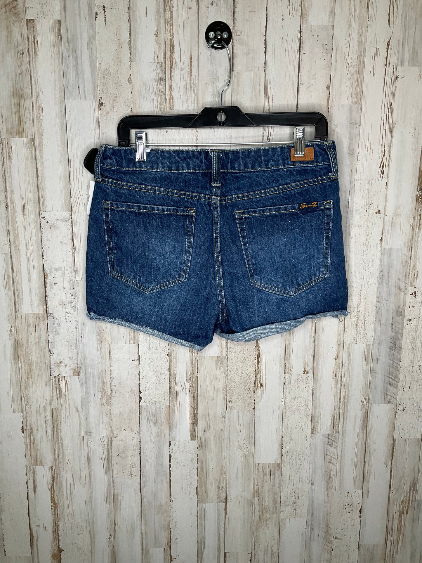 Blue Denim Shorts Seven 7, Size 6