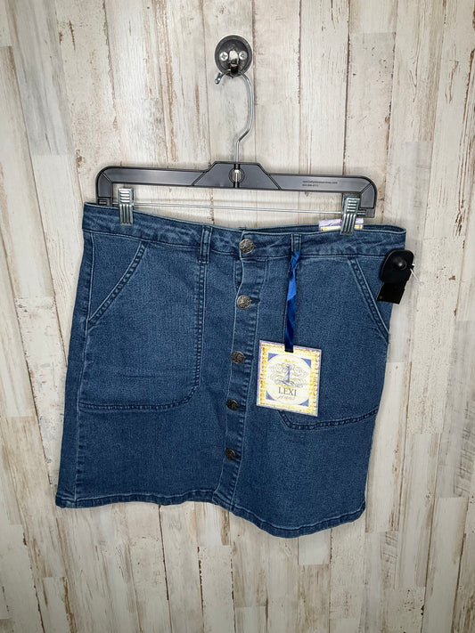 Blue Denim Skirt Mini & Short Clothes Mentor, Size 12