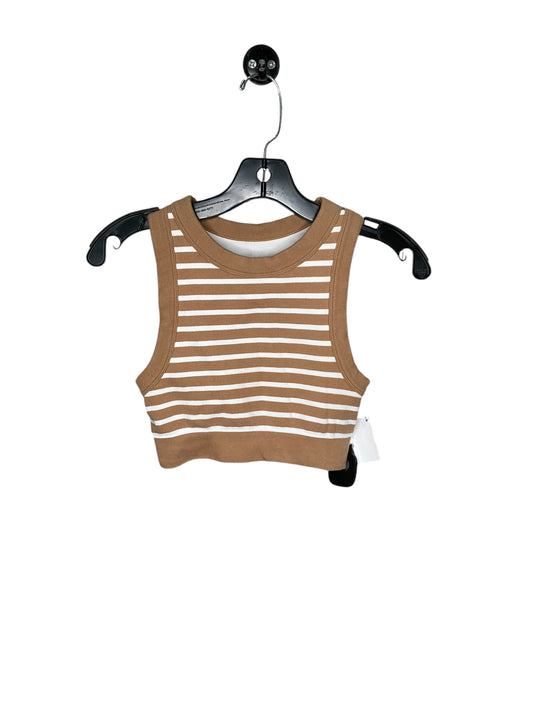 Tank Top By Aerie In Brown & White, Size: Xs