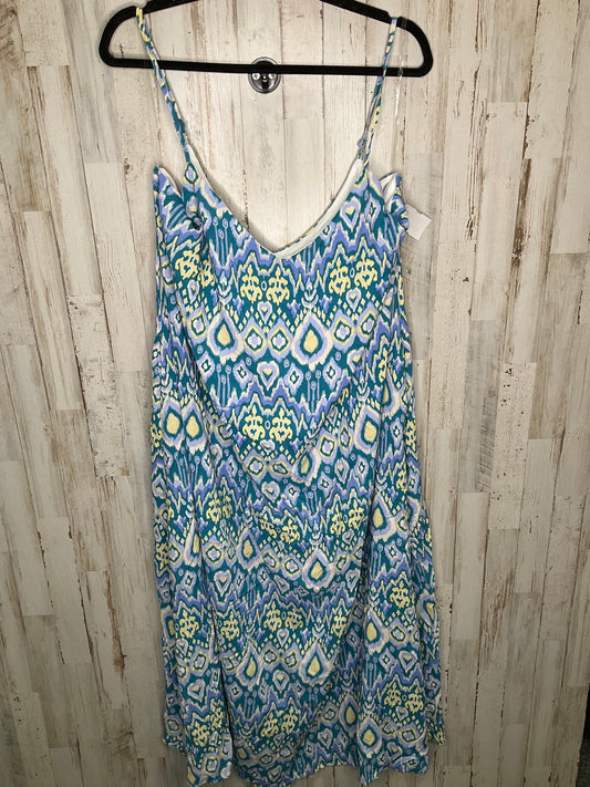 Multi-colored Dress Casual Maxi Cmc, Size 2x