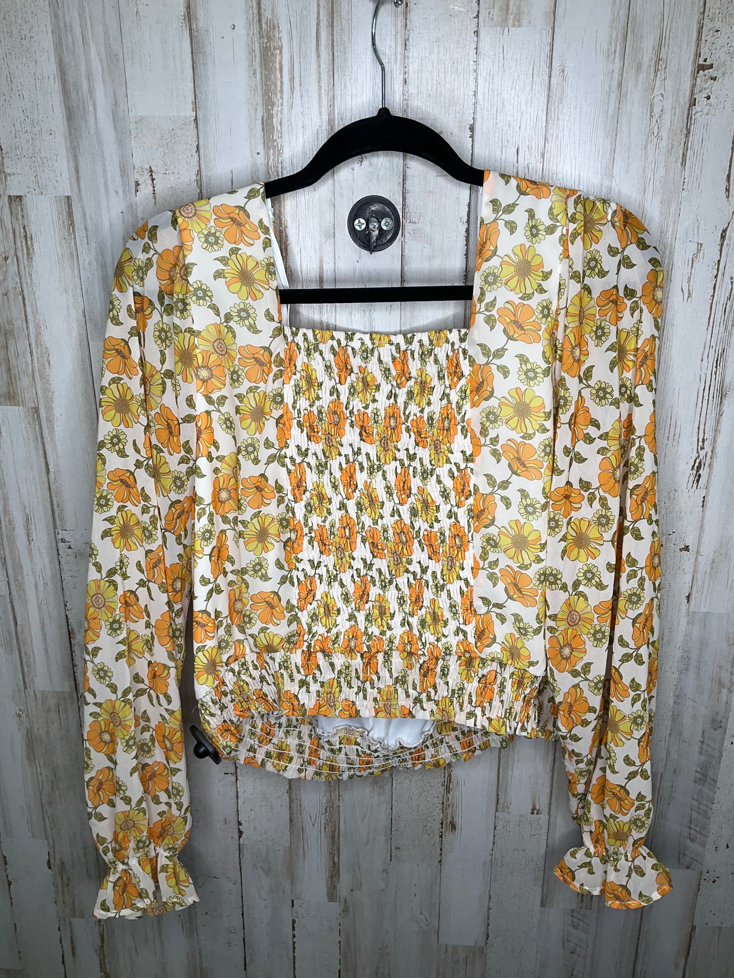 Top Long Sleeve By Altard State In Floral Print, Size: 2x