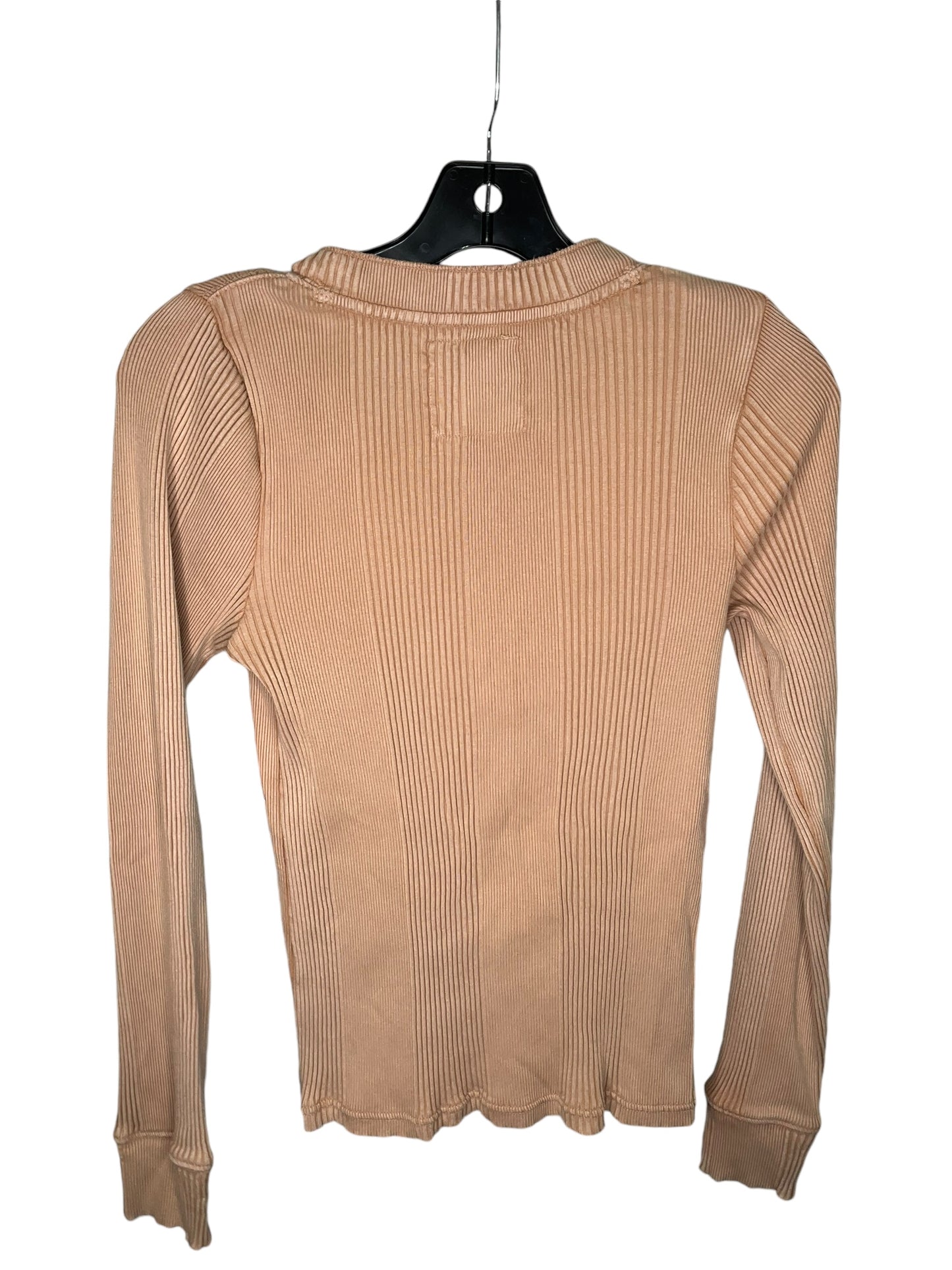 Top Long Sleeve By Aerie In Brown, Size: M