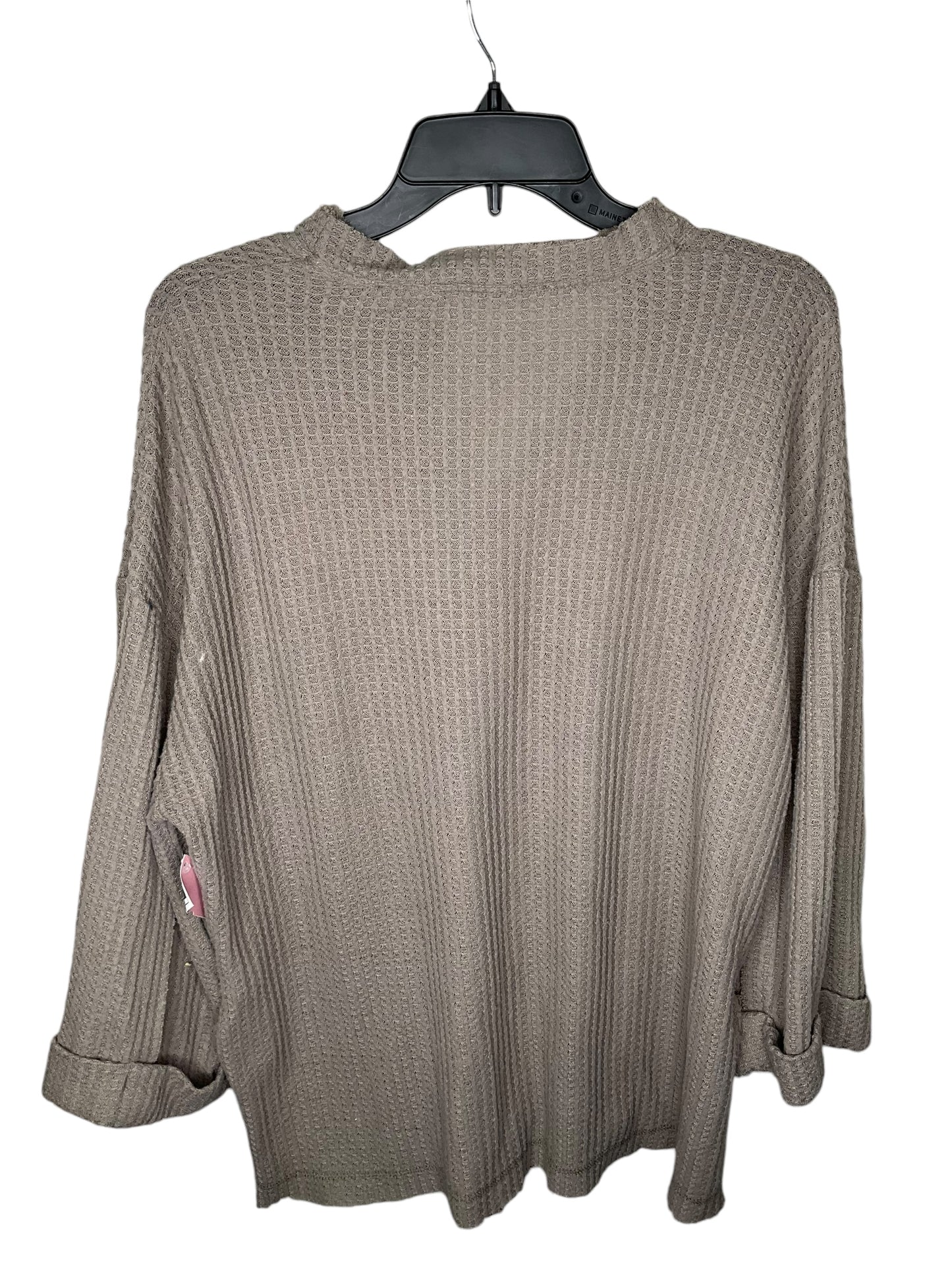 Top Long Sleeve By Umgee In Brown, Size: M