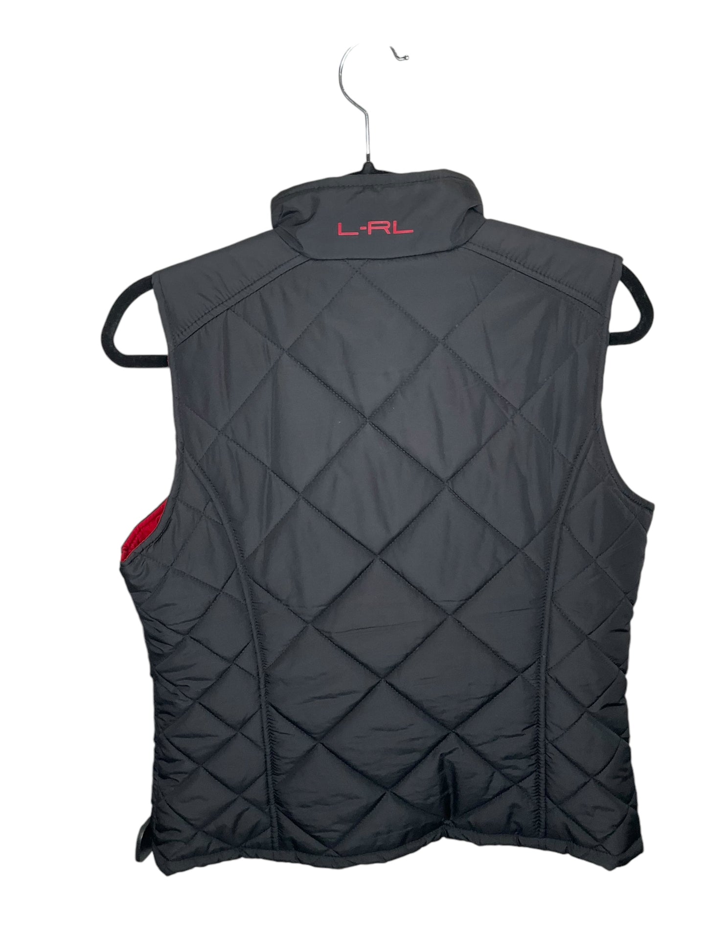 Vest Puffer & Quilted By Lauren By Ralph Lauren In Black, Size: M