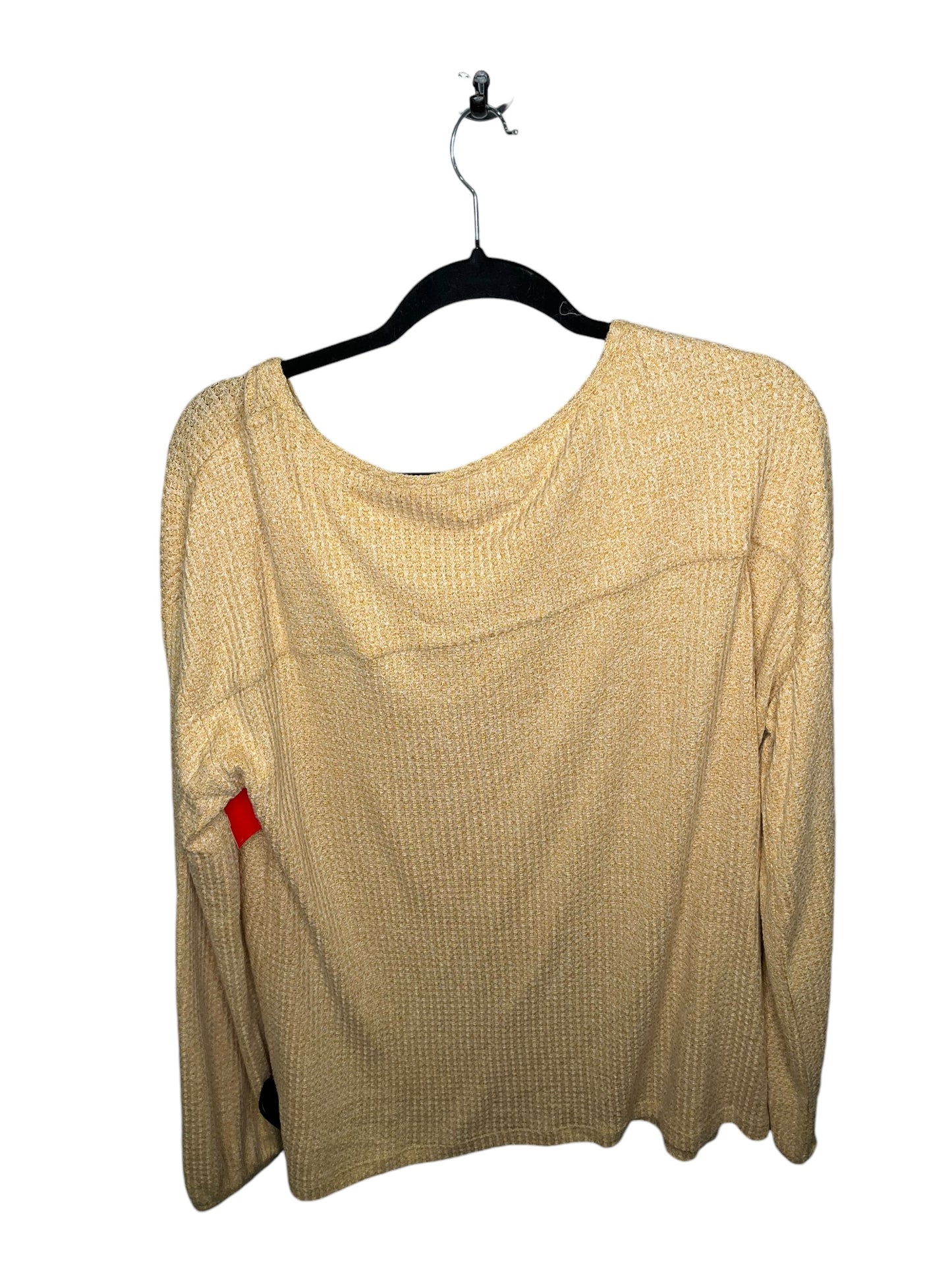 Top Long Sleeve By Wonderly In Yellow, Size: Xl