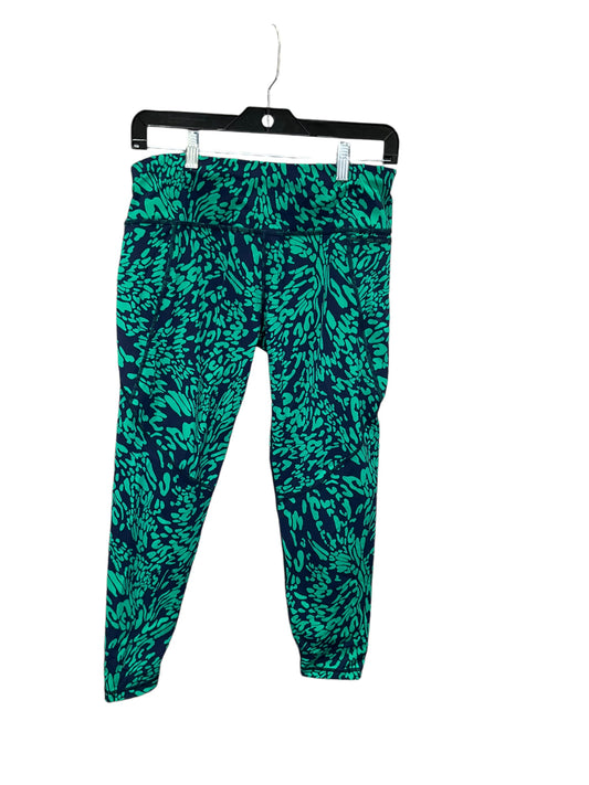 Athletic Leggings By Sweaty Betty In Blue & Green, Size: M