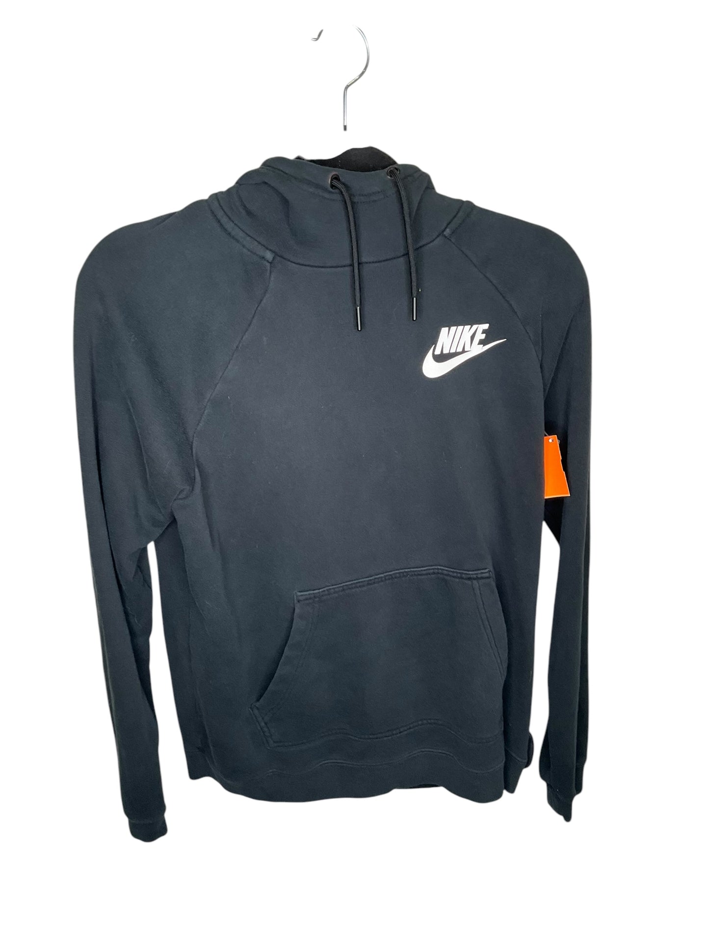 Athletic Sweatshirt Hoodie By Nike In Black, Size: S