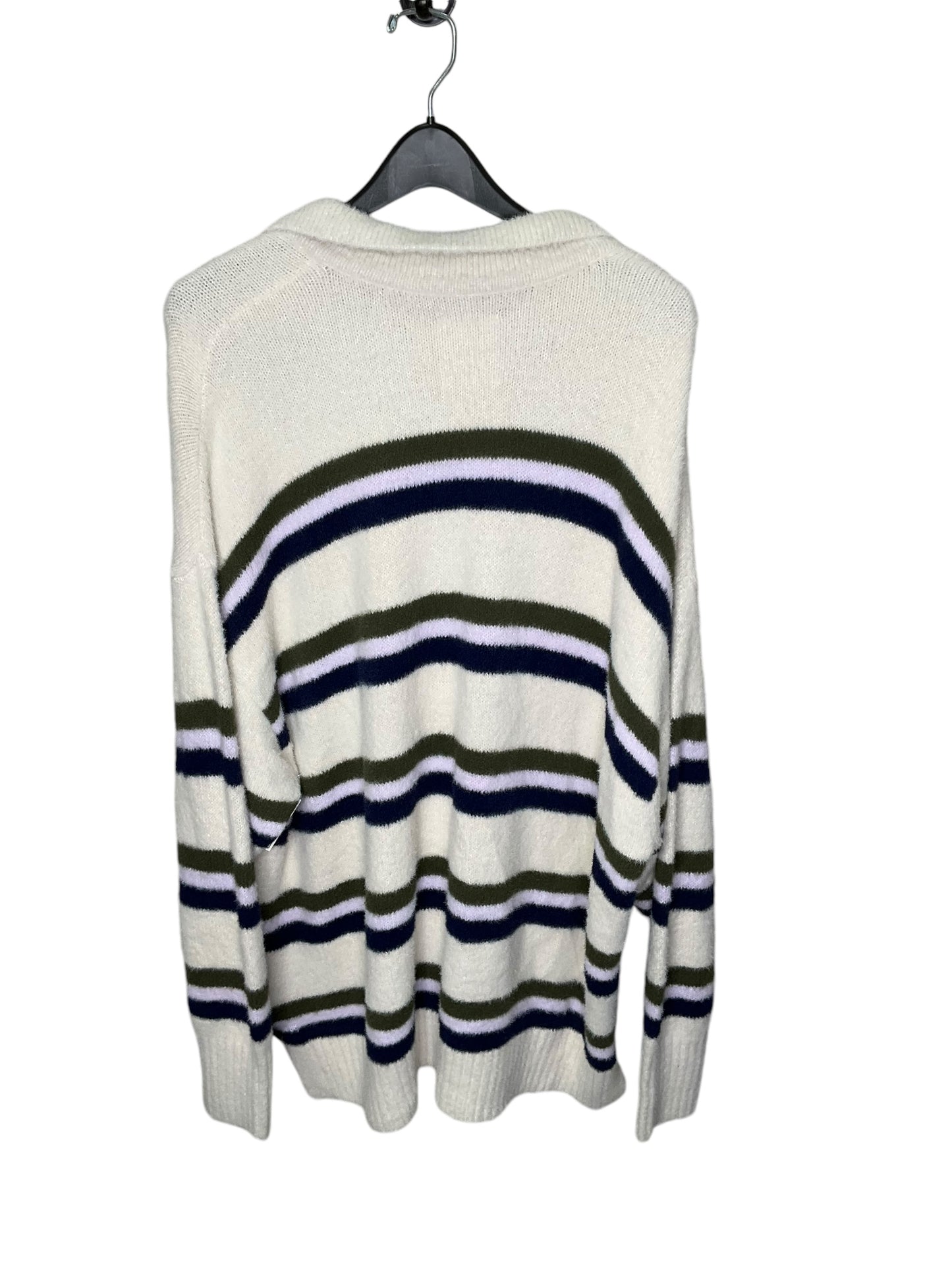 Sweater By Aerie In Striped Pattern, Size: L