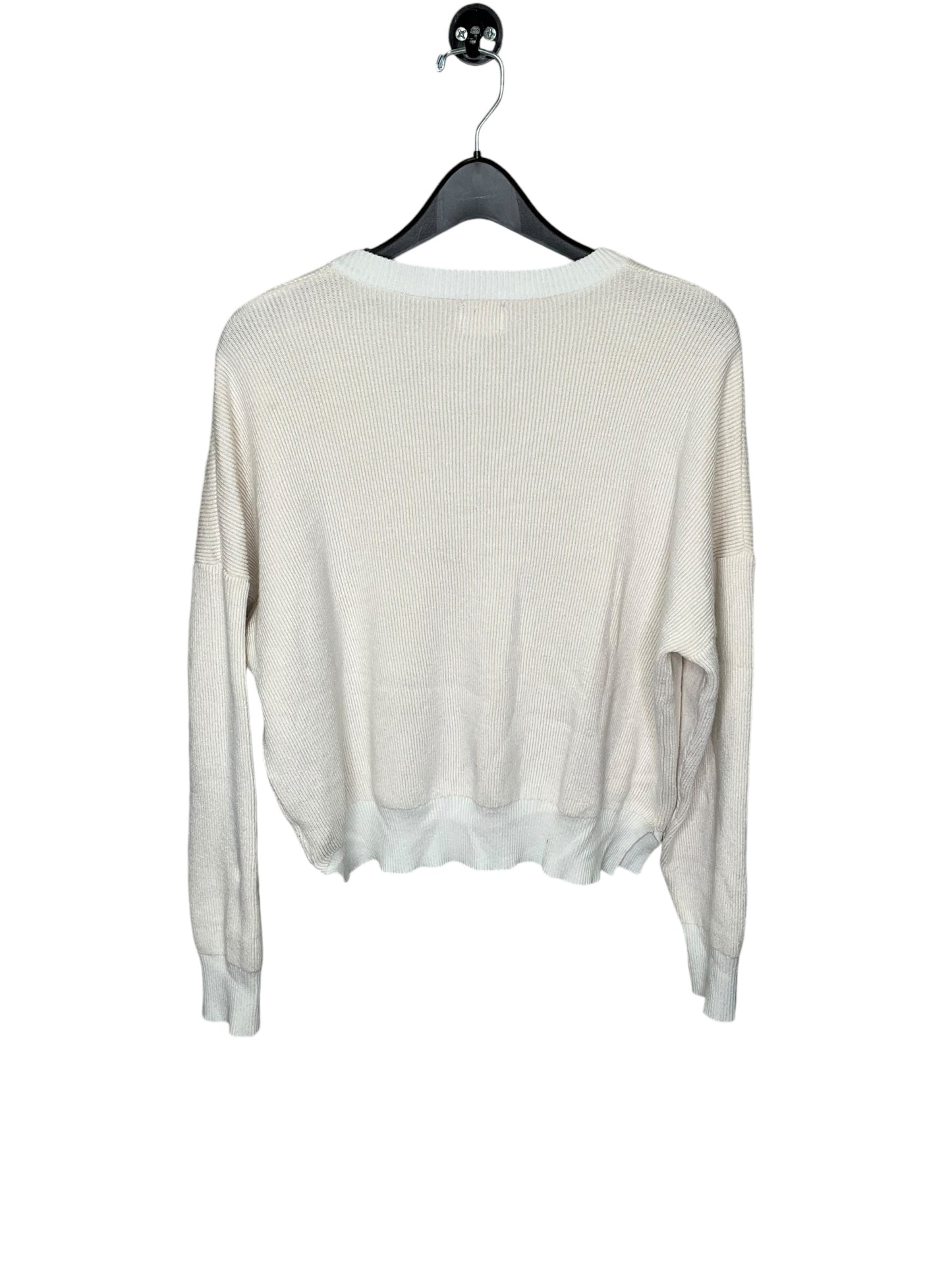 Top Long Sleeve By Dreamers In Cream, Size: Xl