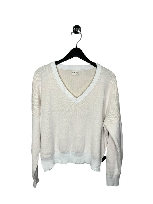 Top Long Sleeve By Dreamers In Cream, Size: Xl