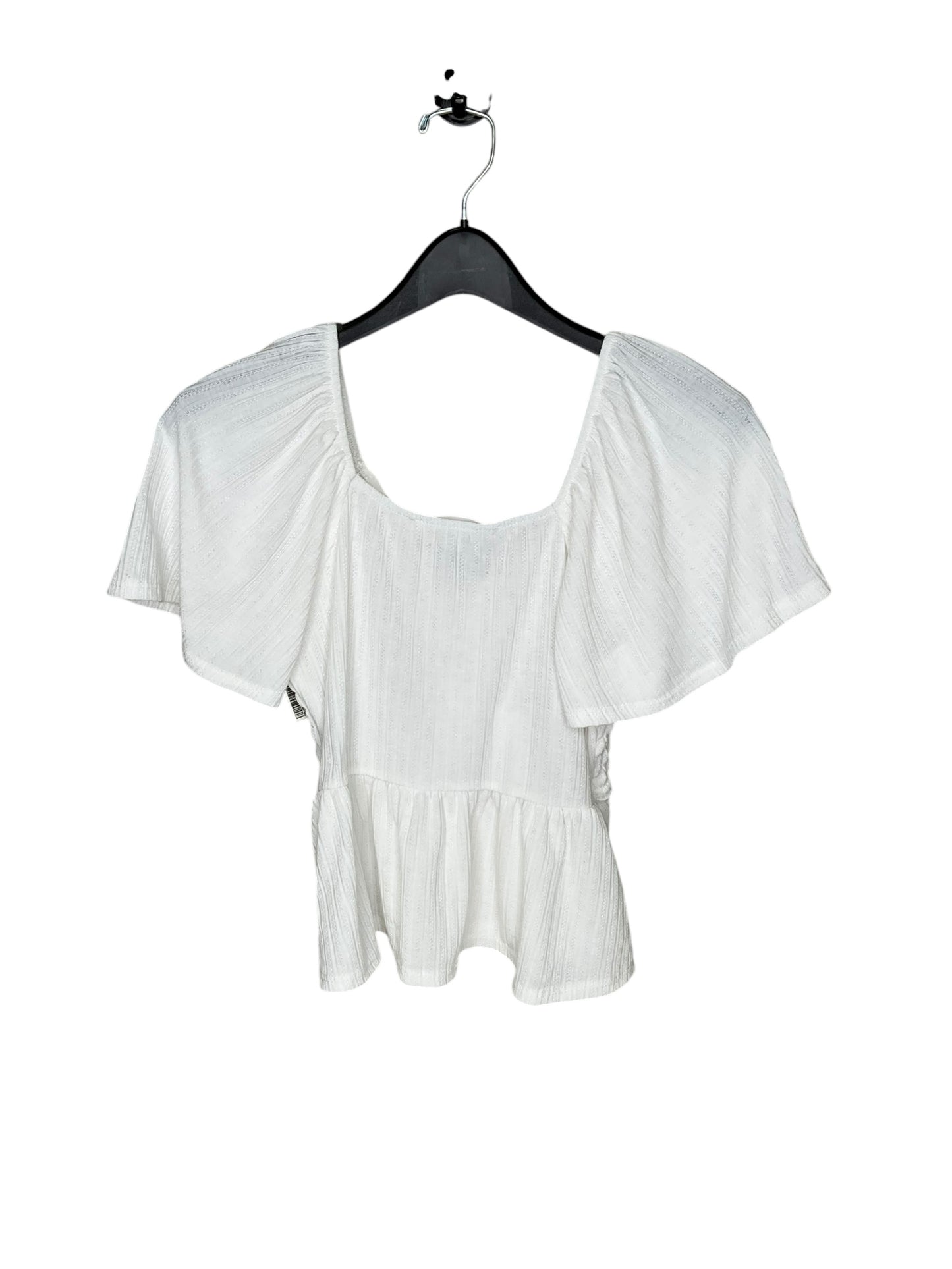 Top Short Sleeve By Altard State In White, Size: L