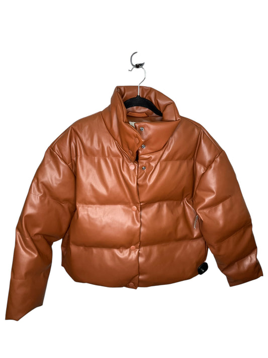 Coat Leather By A New Day In Brown, Size: M