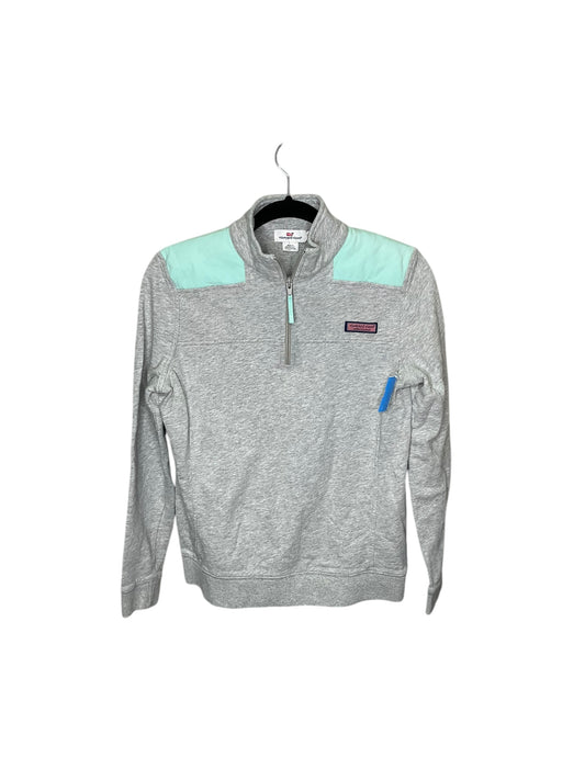 Sweatshirt Collar By Vineyard Vines In Grey, Size: S