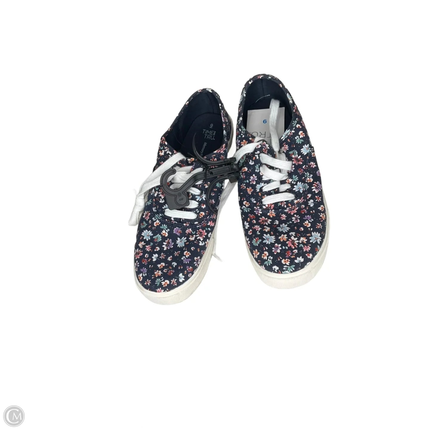 Shoes Sneakers By Time And Tru In Floral Print, Size: 9