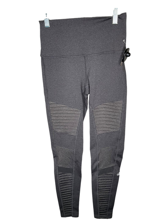 Athletic Leggings By Alo In Grey, Size: S