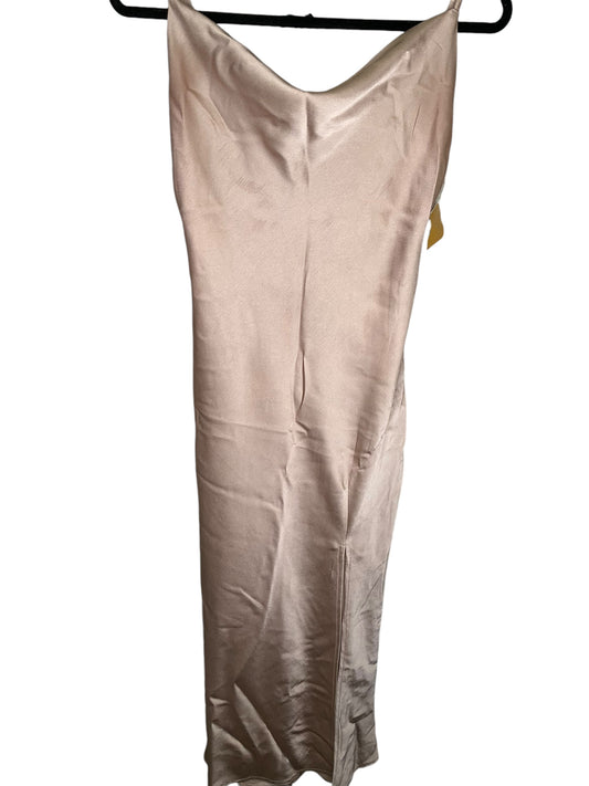 Dress Casual Maxi By Clothes Mentor In Bronze, Size: Xs