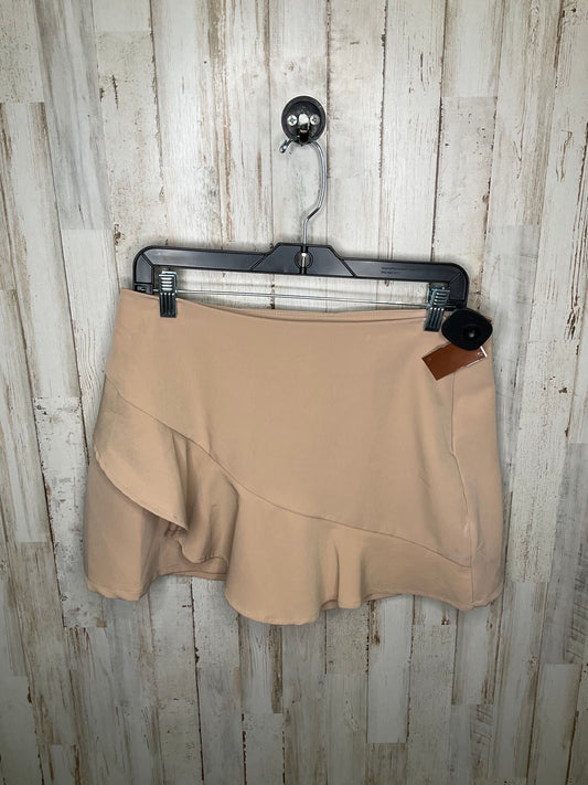 Tan Skirt Mini & Short Vestique, Size L