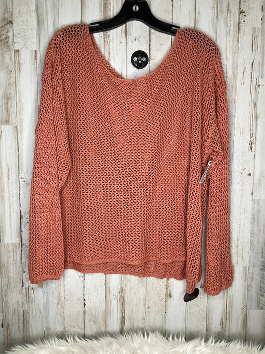 Orange Top Long Sleeve Clothes Mentor, Size Xl