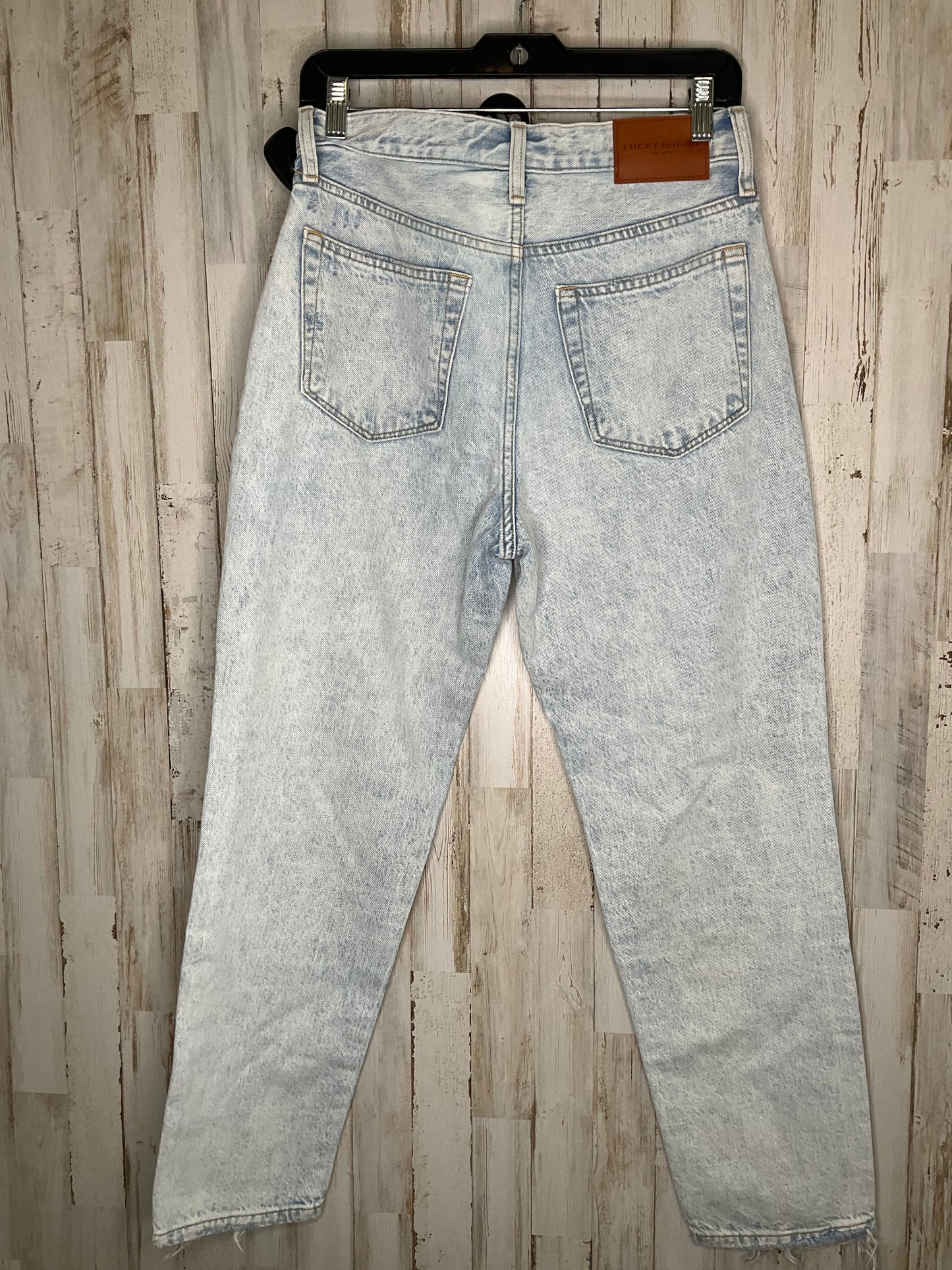 Blue Denim Jeans Straight Lucky Brand, Size 4