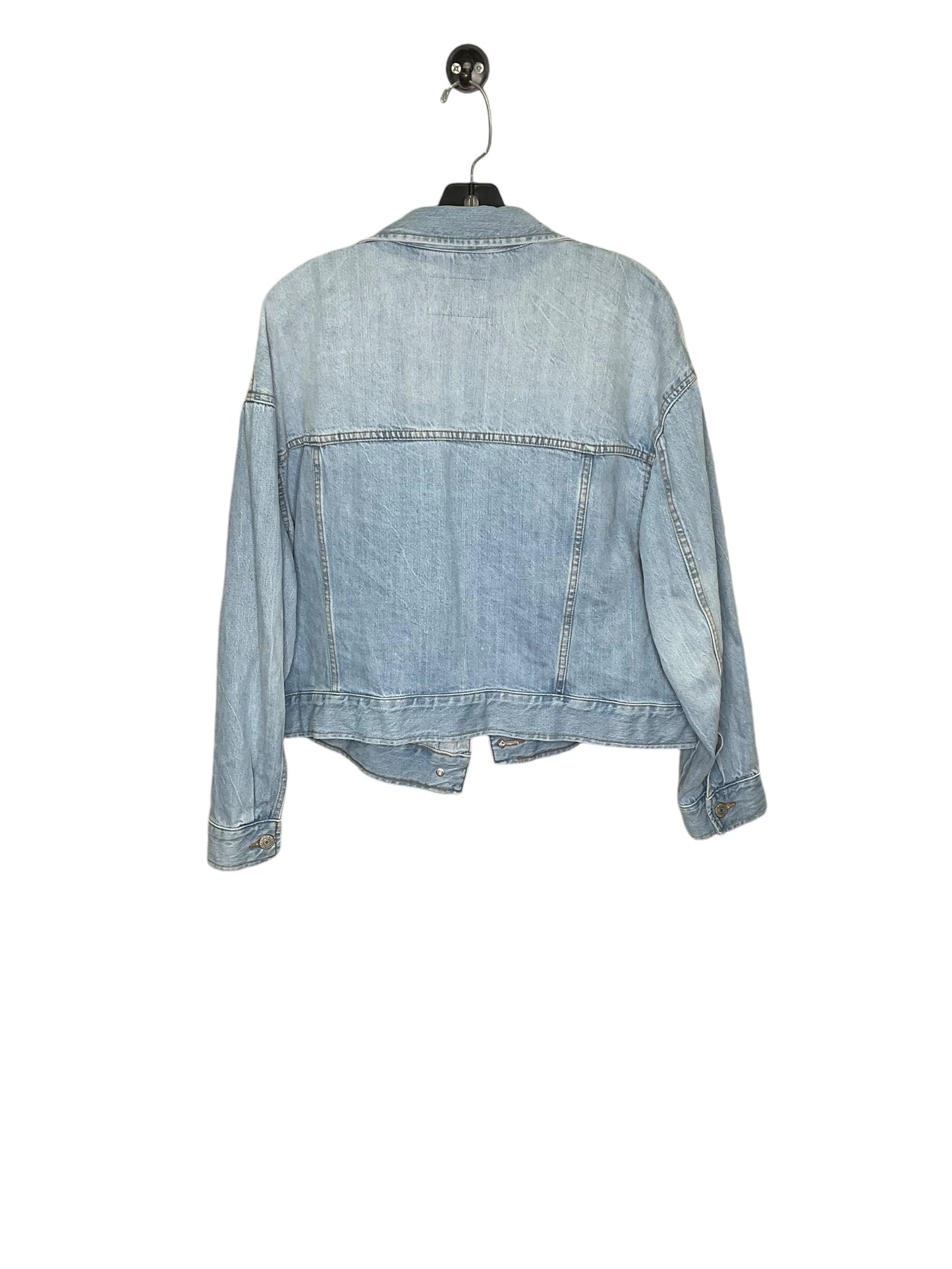 Jacket Denim By Banana Republic In Blue Denim, Size: L