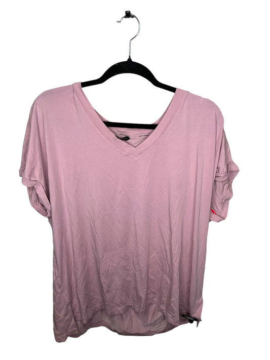 Top Short Sleeve By Banana Republic In Purple, Size: 2x