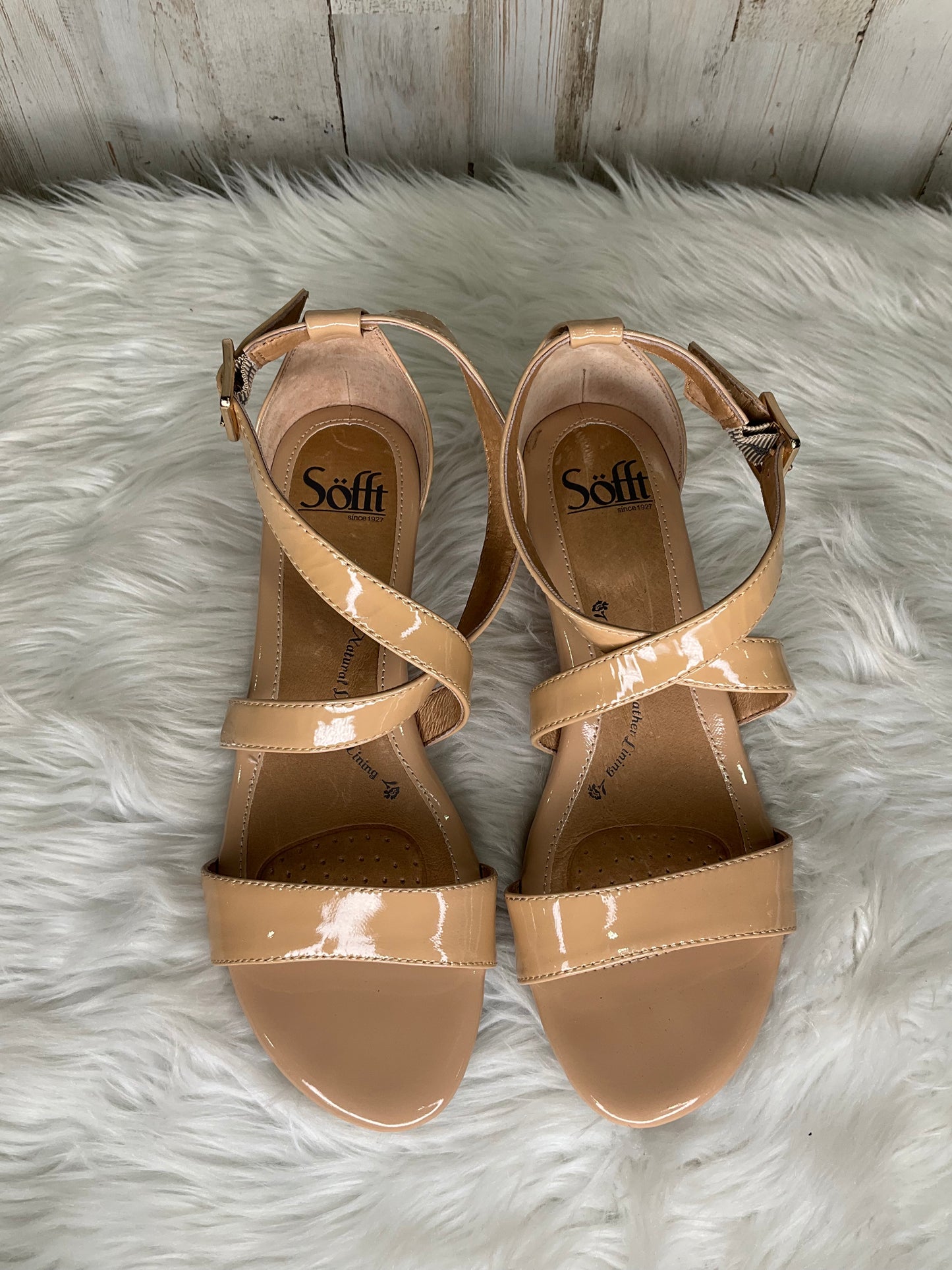 Sandals Heels Block By Sofft  Size: 7.5