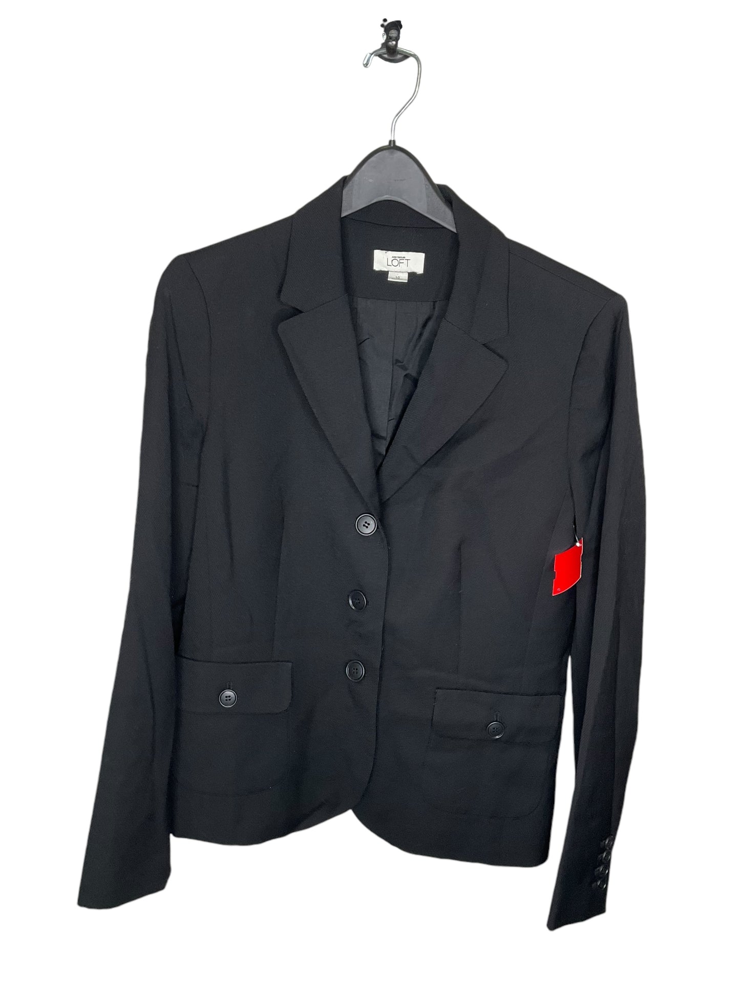 Blazer By Loft In Black, Size: 10