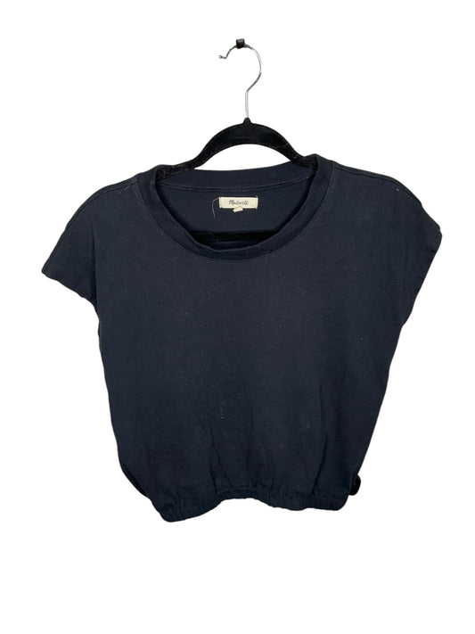 Top Short Sleeve By Madewell In Black, Size: M