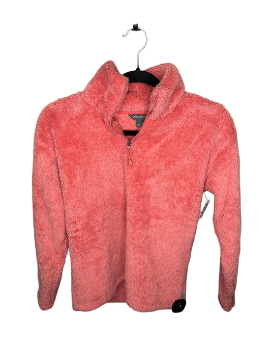 Jacket Faux Fur & Sherpa By Eddie Bauer In Pink, Size: Xs