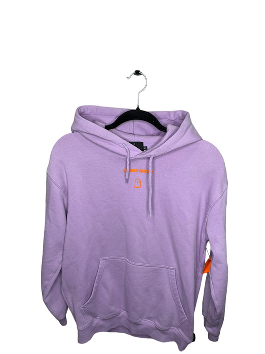 Sweatshirt Hoodie By Clothes Mentor In Purple, Size: M