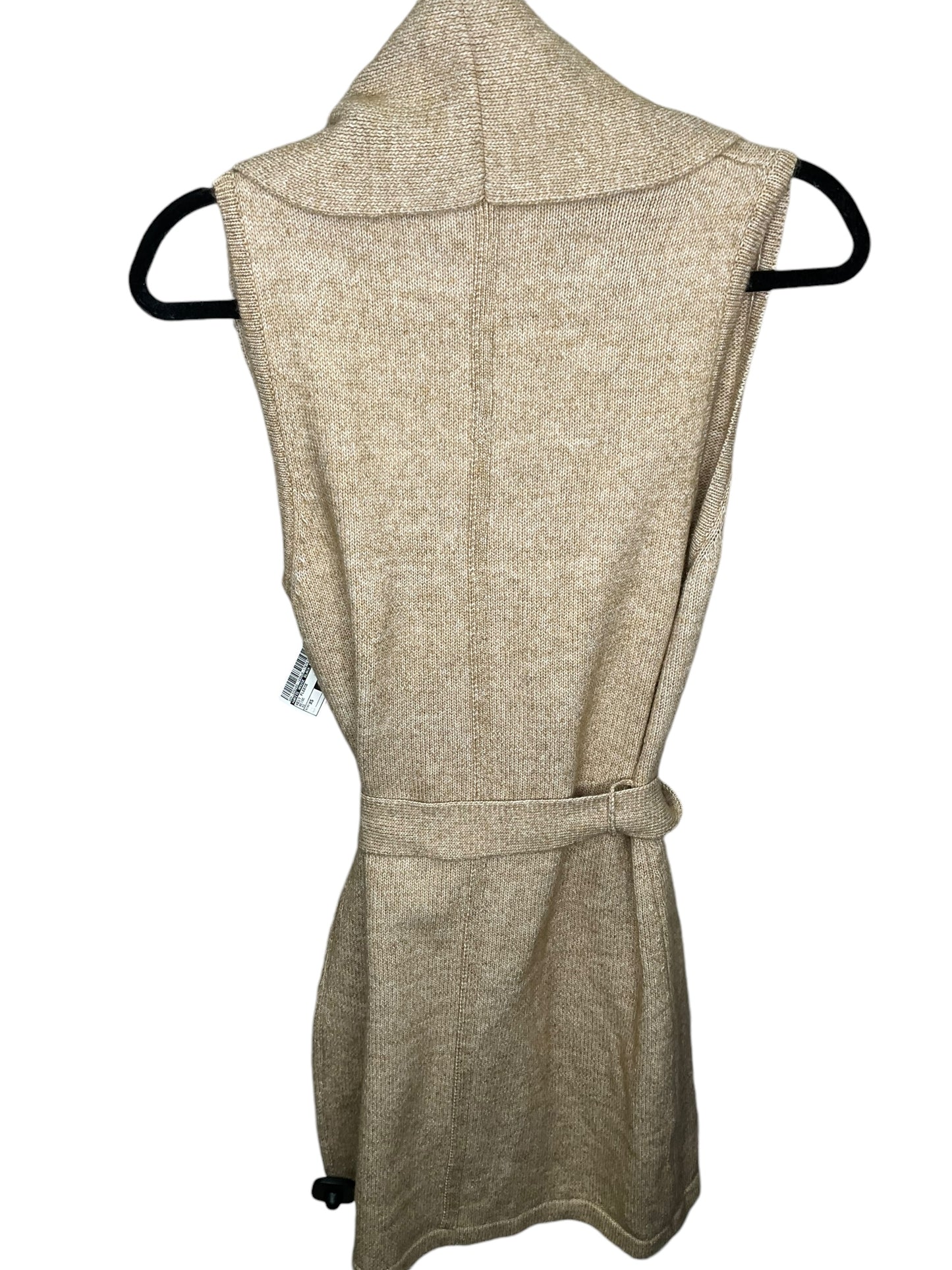 Vest Fleece By White House Black Market In Beige, Size: Xs