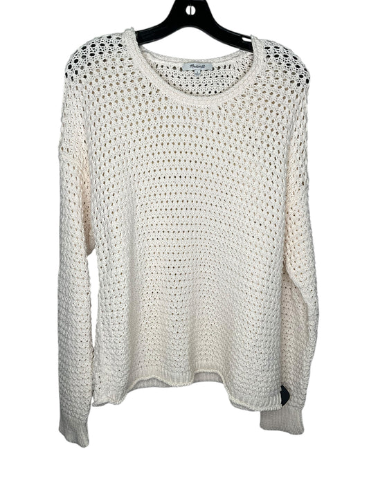 Sweater By Madewell In Cream, Size: L