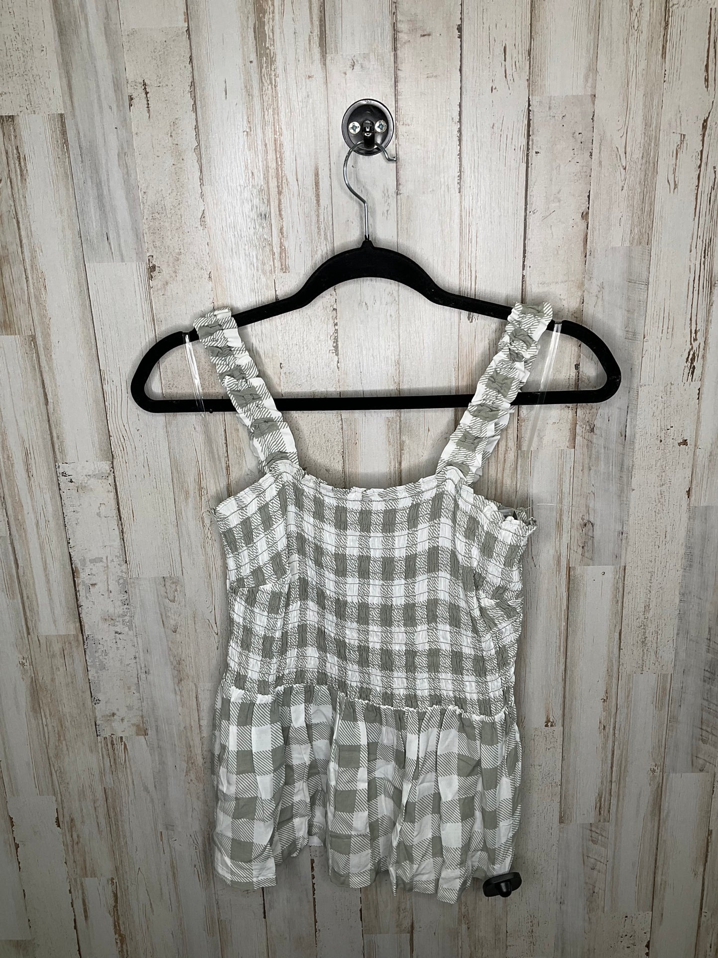 Green & White Top Sleeveless Angels, Size M