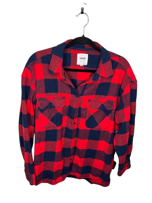 Top Long Sleeve By Aerie In Multi-colored, Size: M