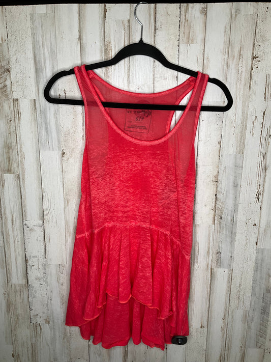 Red Top Sleeveless We The Free, Size M