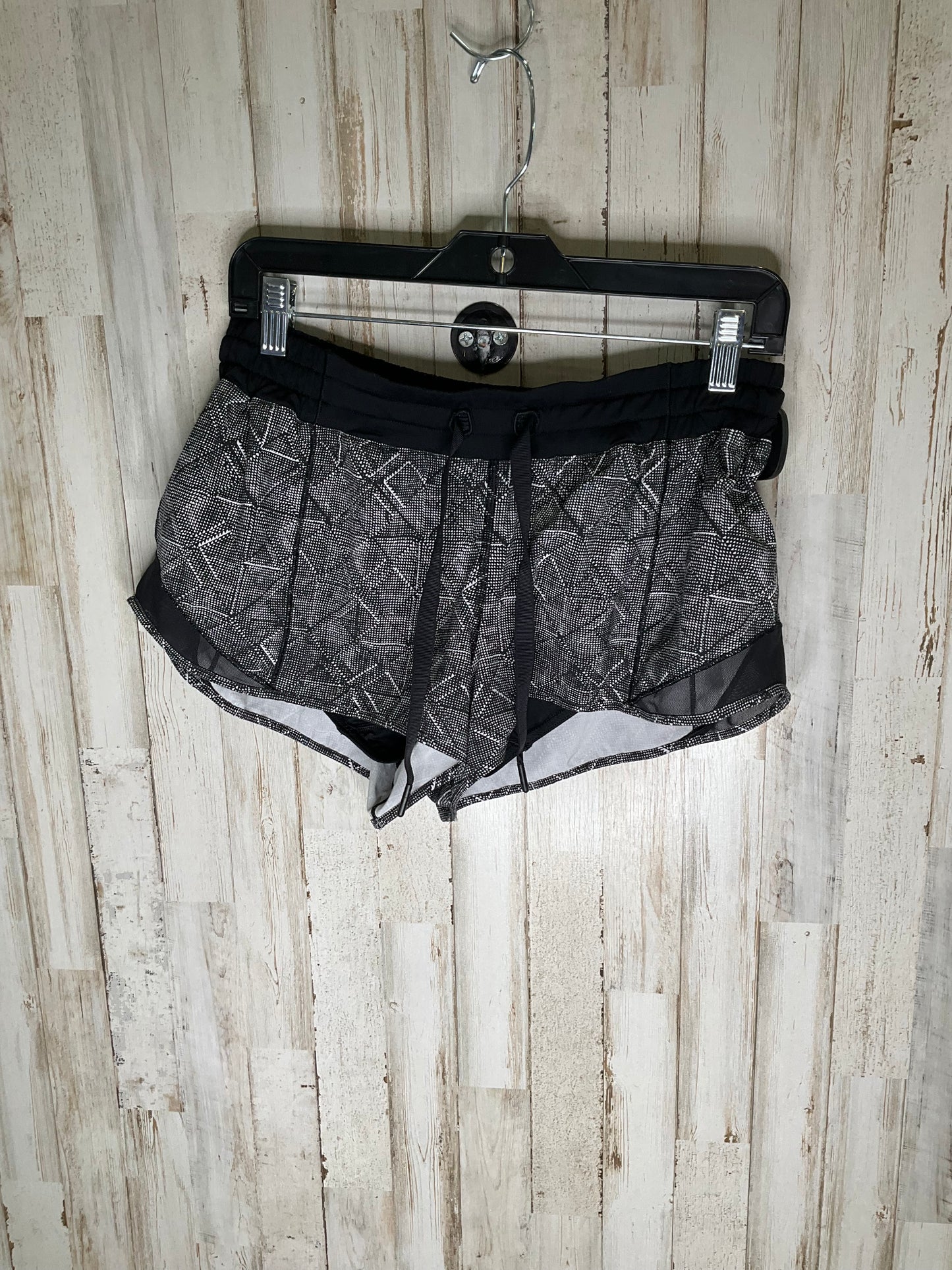 Geometric Pattern Athletic Shorts Lululemon, Size 10