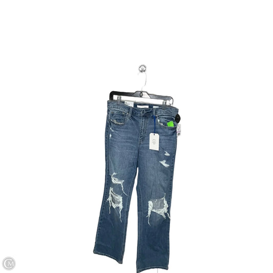 Jeans Straight By Eunina In Blue, Size: 12