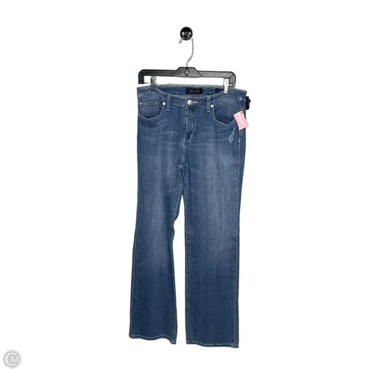 Jeans Flared By Seven 7 In Blue, Size: 10