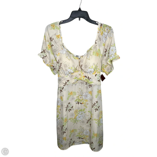 Dress Casual Short By Madden Nyc In Floral Print, Size: Xxl