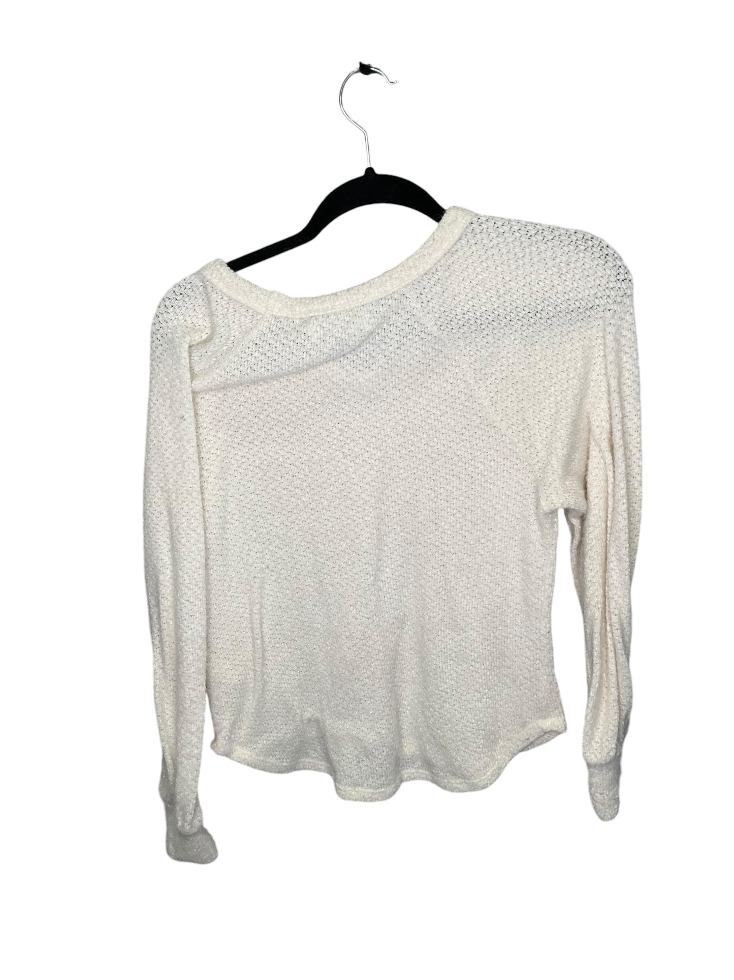 Sweater By Hollister In White, Size: S