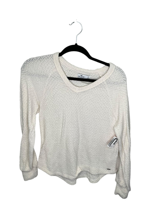 Sweater By Hollister In White, Size: S